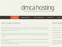 Tablet Screenshot of dmcahosting.com